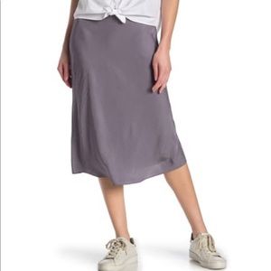 NWT Rag & Bone Satin Midi Skirt